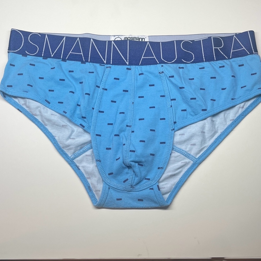 OSMAN Blue Patterned Men's Briefs